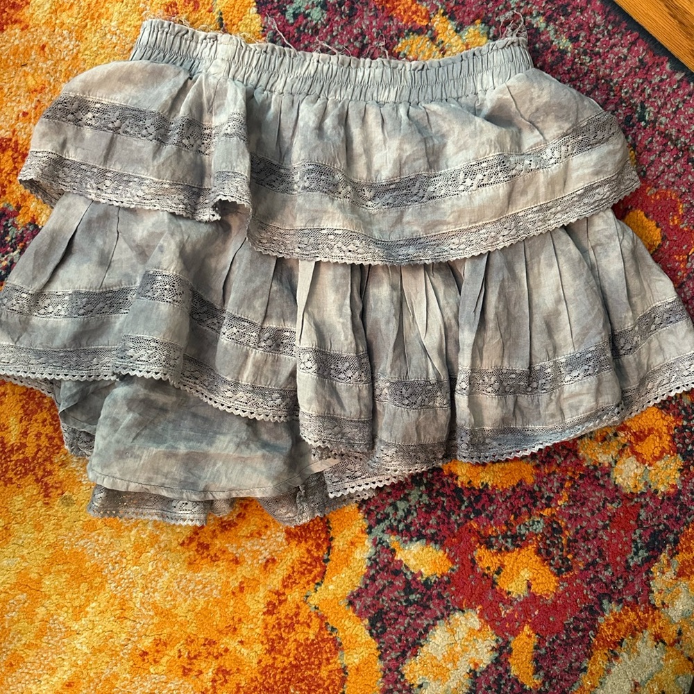 barely worn love shack fancy mini skirt